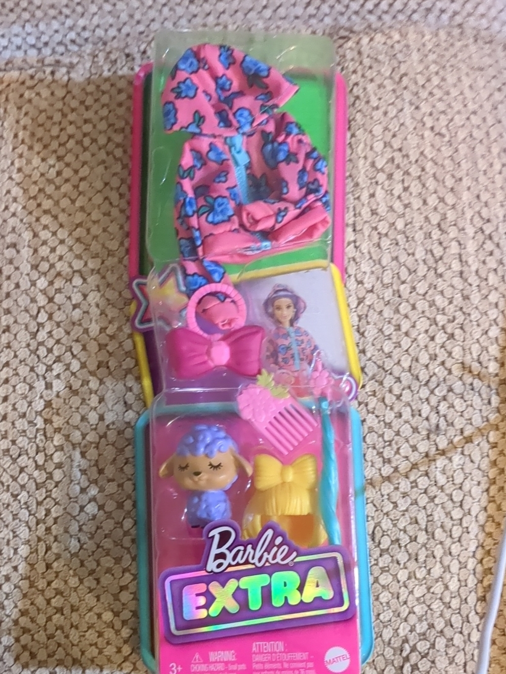 Barbie Pink & Blue Floral Hoodie Accessory Pack